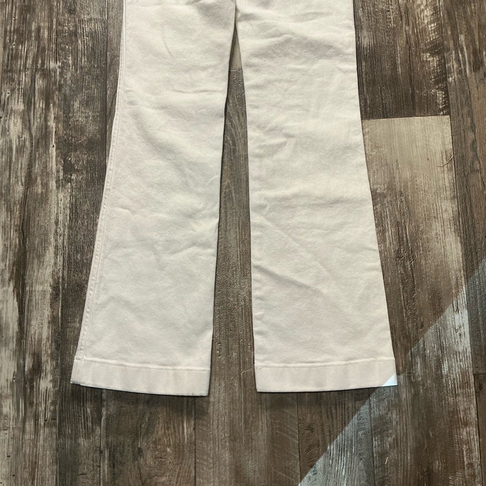 Michael Kors White Wide-Leg Sailor Jeans - Picture 6 of 11